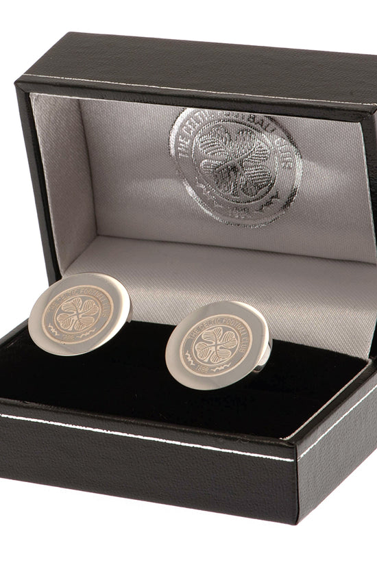Celtic FC Stainless Steel Round Cufflinks