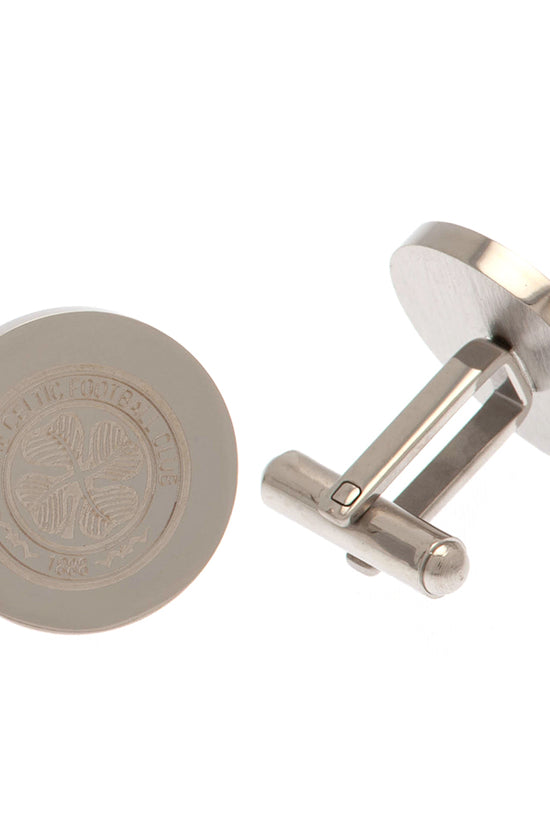Celtic FC Stainless Steel Round Cufflinks
